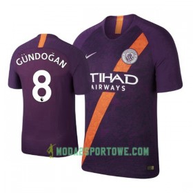 Koszulka Manchester City Gundogan 8 Trzeci Stroje Piłkarskie 2018-2019 Krótki Rękaw